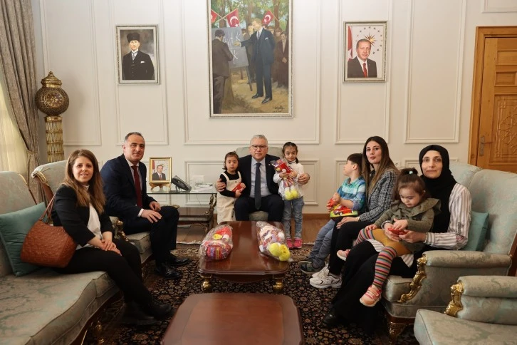 Özel Çocuklardan Valiye Ziyaret