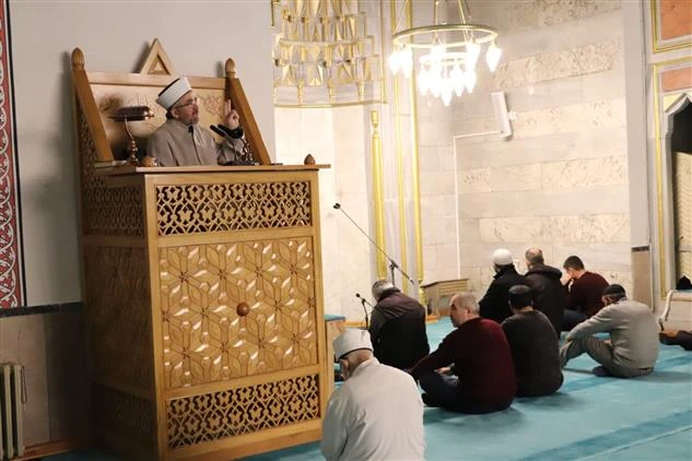 Tokat Müftüsü Sivas’ta Vaaz Verdi