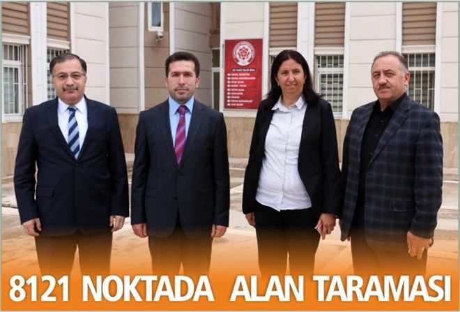 8121 NOKTADA  ALAN TARAMASI