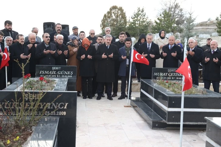 Sivas'ta Muhsin Yazıcıoğlu ve Beraberindekiler Anıldı