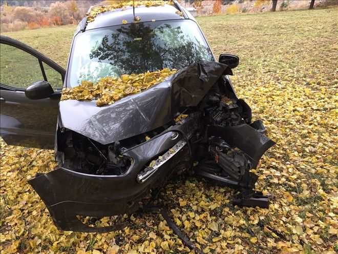 TRAFİK KAZASI: 3 YARALI