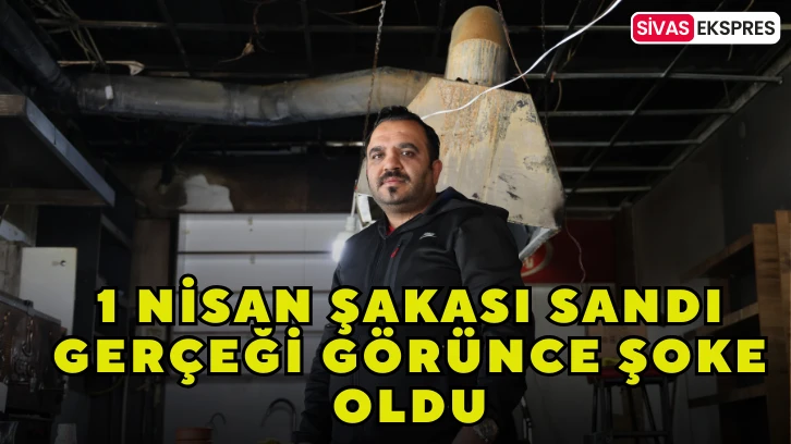 1 Nisan Şakası Sandı, Gerçeği Görünce Şoke Oldu   