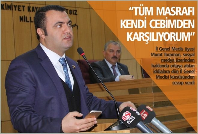 ?TÜM MASRAFI KENDİ CEBİMDEN KARŞILIYORUM?