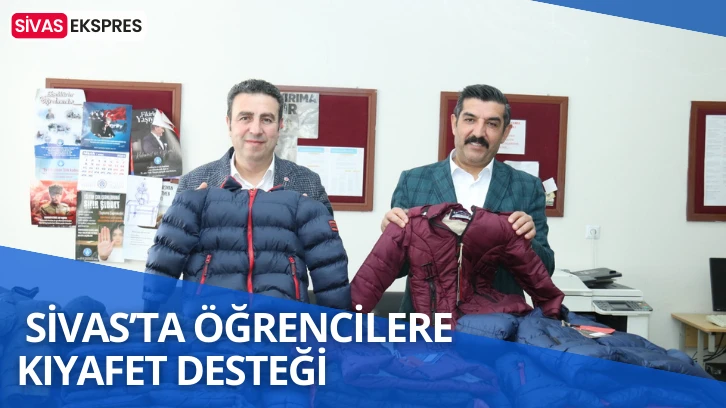 Sivas’ta Öğrencilere Kıyafet Desteği