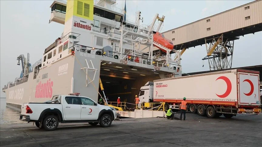 Türk Kızılay'dan Gazze'ye Yardım