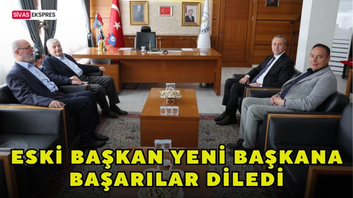 Eski Başkan Yeni Başkana Başarılar Diledi