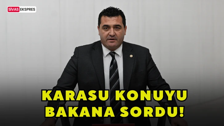 Karasu Konuyu Bakana Sordu!