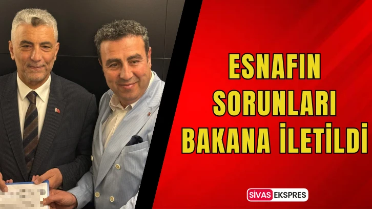 Esnafın Sorunları Bakana İletildi