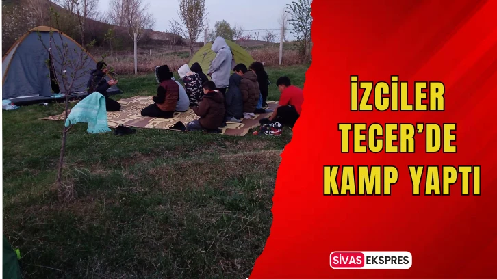 İzciler Tecer’de Kamp Yaptı