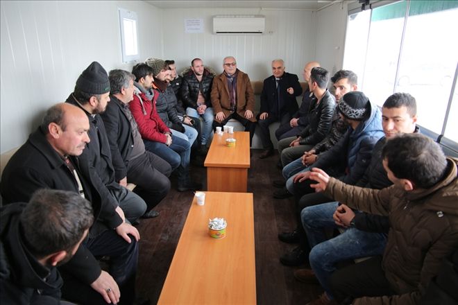 BELEDİYEDEN POLİS ADAYLARINA ÇAY İKRAMI