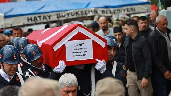 Şehit Başçavuş Yaşar, Son Yolculuğuna Uğurlandı