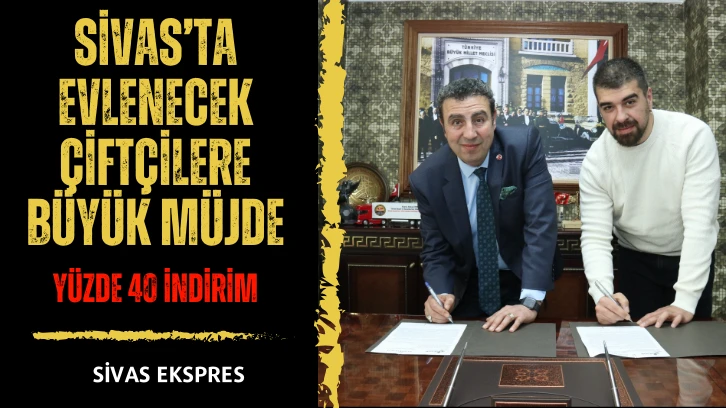 Sivas’ta Evlenecek Çiftçilere Büyük Müjde