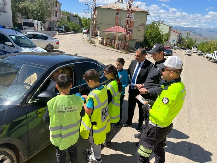 Akıncılar'da  Trafik Haftası etkinliği