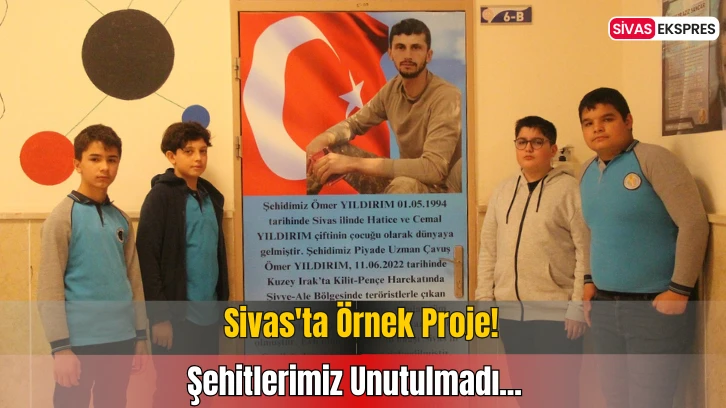 Sivas'ta Öğrencilerden Anlamlı Proje!