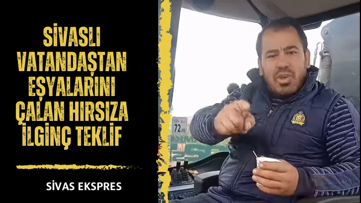 Sivaslı Vatandaştan Eşyalarını Çalan Hırsıza İlginç Teklif