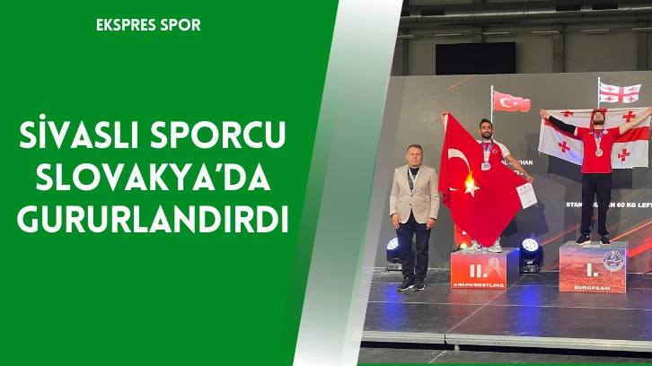 Sivaslı Sporcu Slovakya’da Gururlandırdı