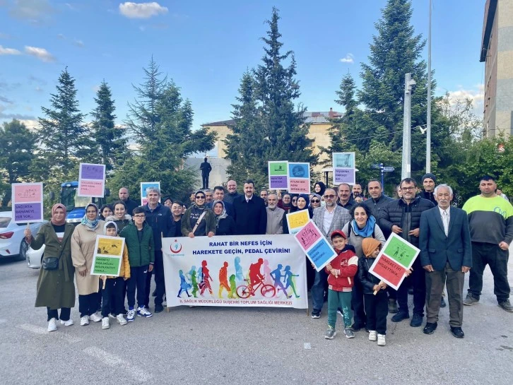 Sağlık için Hareket Et Yürüyüşü Düzenlendi