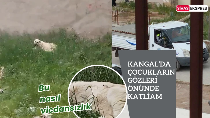 Kangal’da Çocukların Gözleri Önünde Katliam