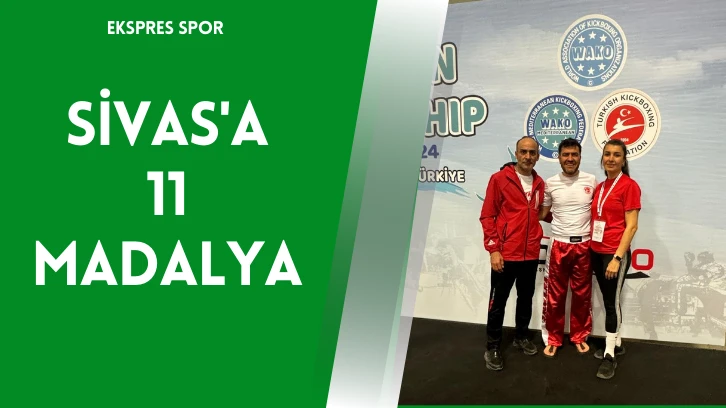 Sivas'a 11 Madalya