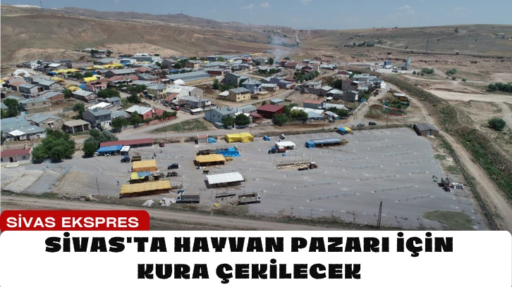 Sivas'ta Hayvan Pazarı İçin Kura Çekilecek