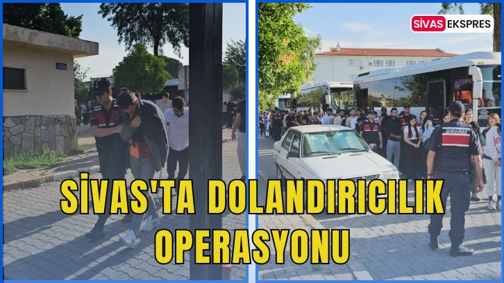 Sivas'ta Dolandırıcılık Operasyonu, Çok Sayıda Gözaltı