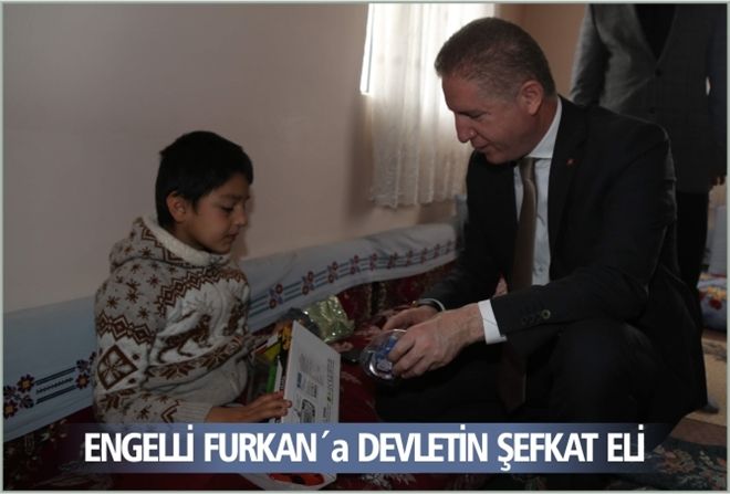 ENGELLİ FURKAN´a DEVLETİN ŞEFKAT ELİ
