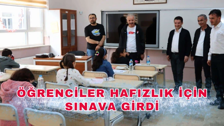 Öğrenciler Hafızlık İçin Sınava Girdi