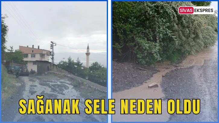 Sağanak Sele Neden Oldu