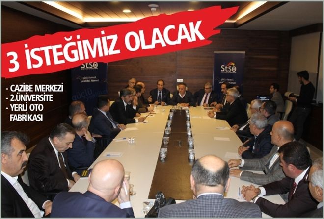3 İSTEĞİMİZ OLACAK  CAZİBE MERKEZİ  2.ÜNİVERSİTE  YERLİ OTO FABRİKASI