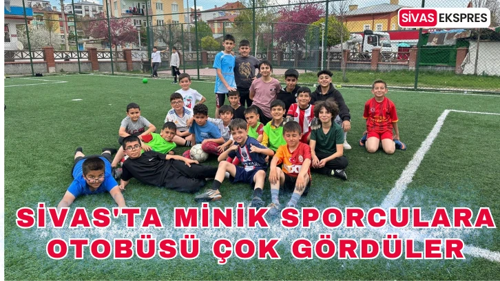 Sivas'ta Sporculara Otobüsü Çok Gördüler