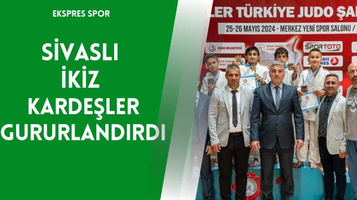 Sivaslı İkiz Kardeşler Gururlandırdı