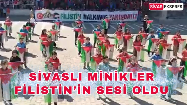 Sivaslı Minikler Filistin’in Sesi Oldu