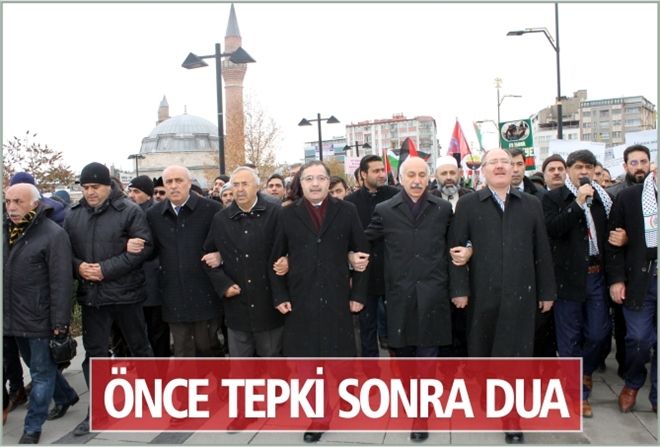 ÖNCE TEPKİ SONRA DUA