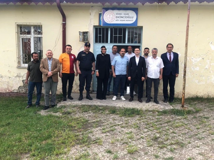 Ulaş Kaymakamı Emre Zafer, köyleri ziyaret etti 