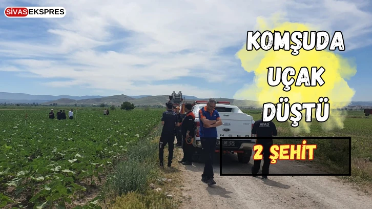 Komşuda Uçak Düştü:  2 Şehit