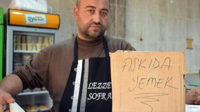 ´Askıda yemek´le ihtiyaç sahiplerini doyuruyorlar