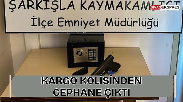 Sivas'ta Kargo Kolisinden Cephane Çıktı