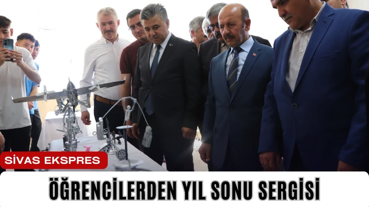Öğrencilerden Yıl Sonu Sergisi