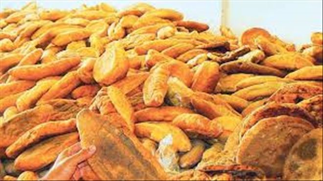 GÜNDE 12 MİLYON  EKMEK ÇÖPE