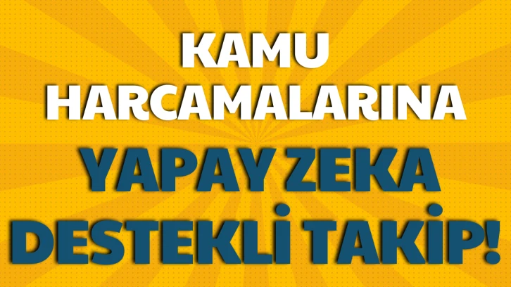 Kamu Harcamalarına Yapay Zeka Destekli Takip!