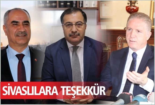 SİVASLILARA  TEŞEKKÜR