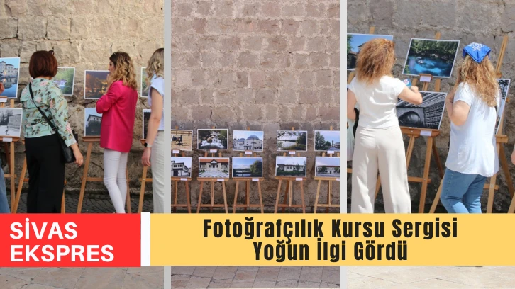Fotoğrafçılık Kursu Sergisi Yoğun İlgi Gördü