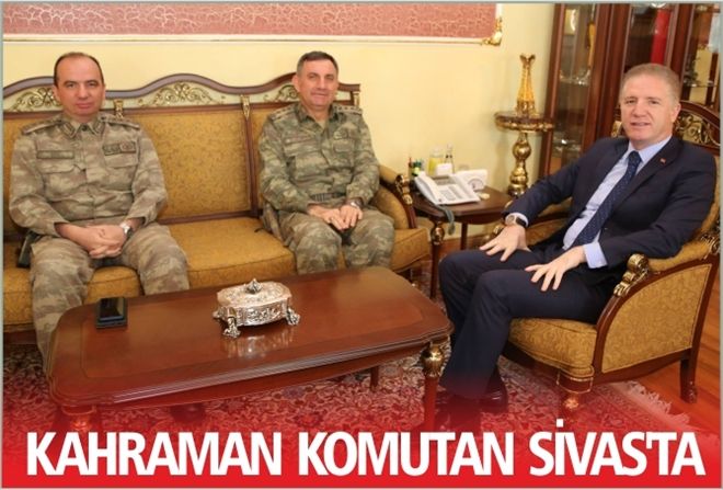 KAHRAMAN ALBAY SİVAS´TA