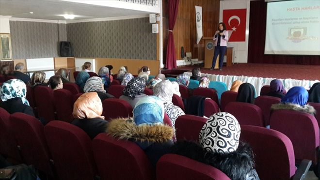 KURSİYERLERE HASTA HAKLARI SEMİNERİ