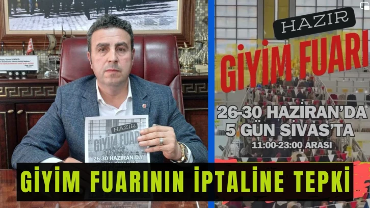 Giyim Fuarının İptaline Tepki
