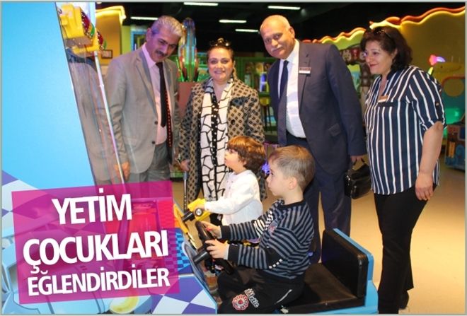 YETİM ÇOCUKLARI EĞLENDİRDİLER