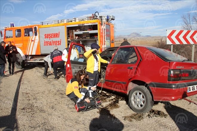 TRAFİK KAZASI : 2 ÖLÜ