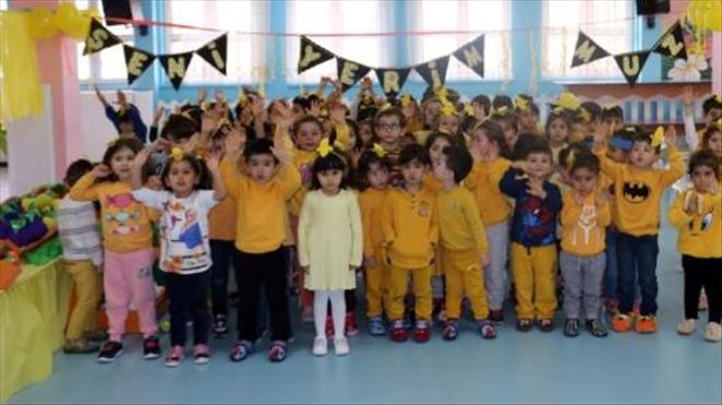 ANAOKULU ÖĞRENCİLERİNE VİTAMİN PARTİSİ DÜZENLENDİ