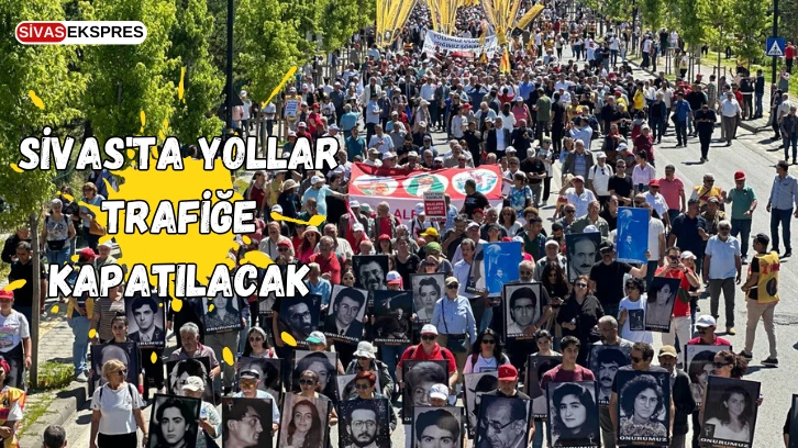 Sivas'ta Yollar Trafiğe Kapatılacak