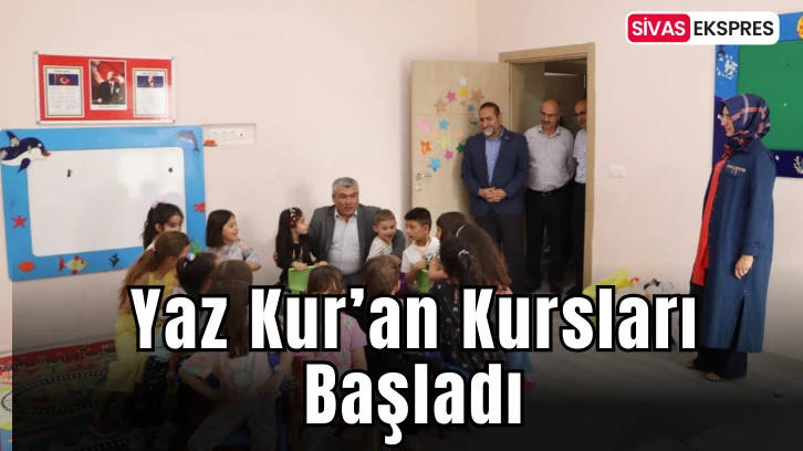 Yaz Kur’an Kursları Başladı
